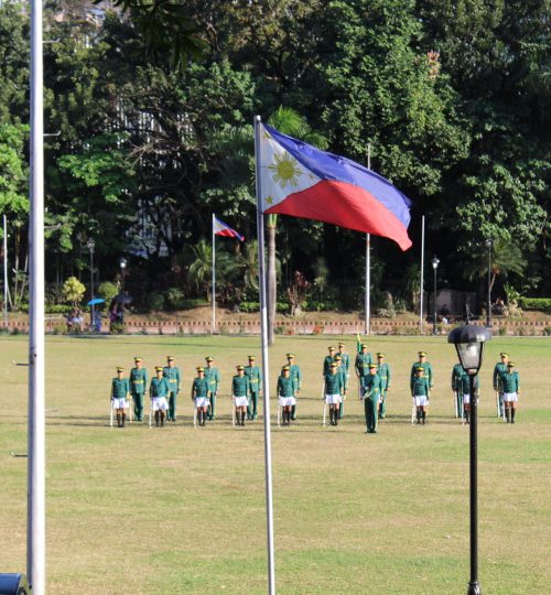 Vojenská přehlídka v Rizal parku