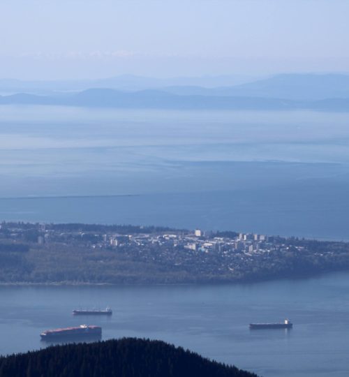 Výhled na Vancouver z Cypress Mountain
