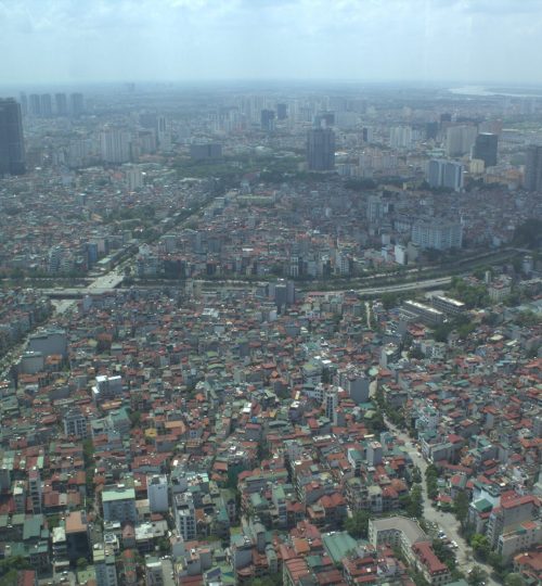 Výhled z mrakodrapu Lotte II.